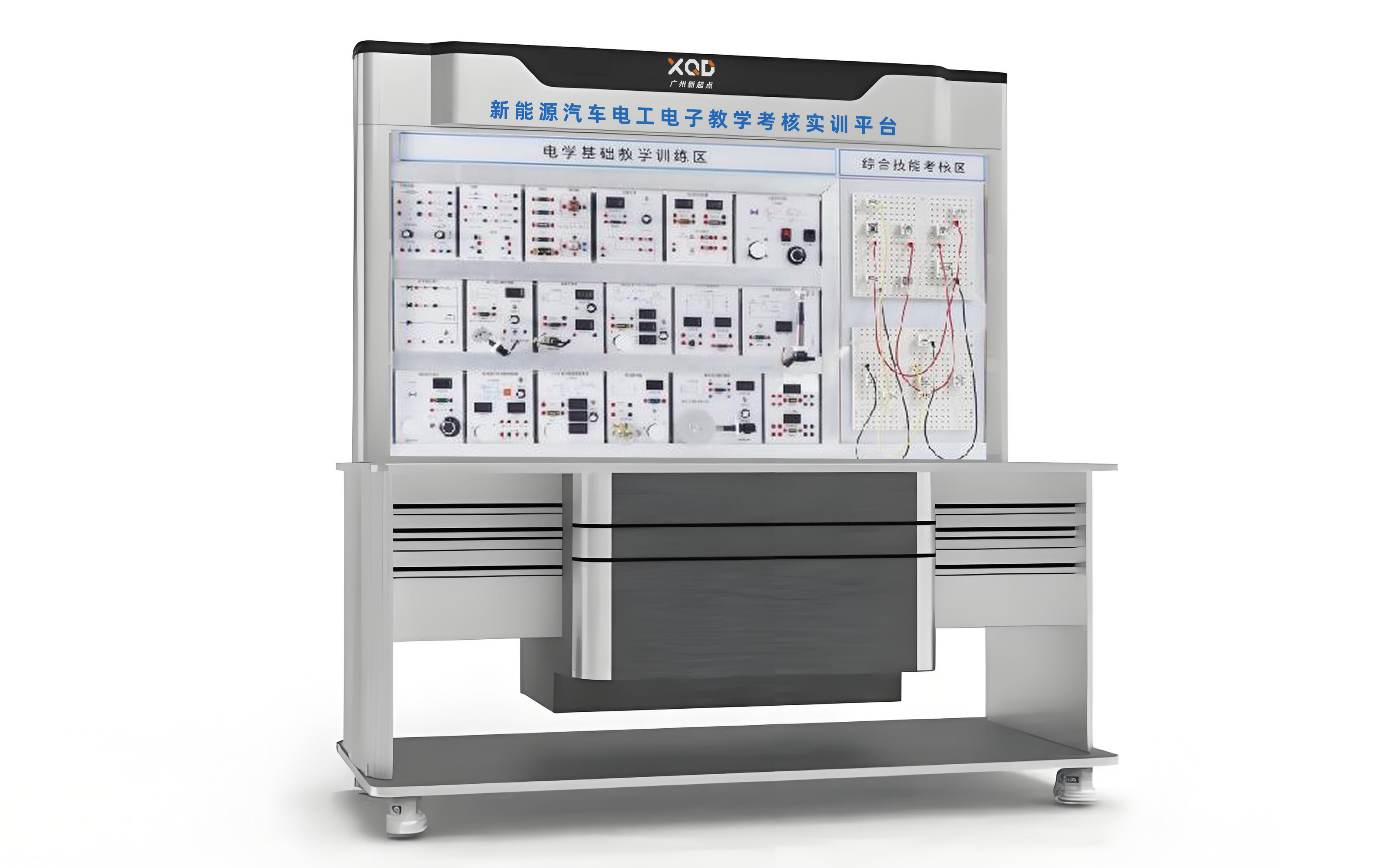 New energy vehicle electrical and electronic teaching assessment and training platform
