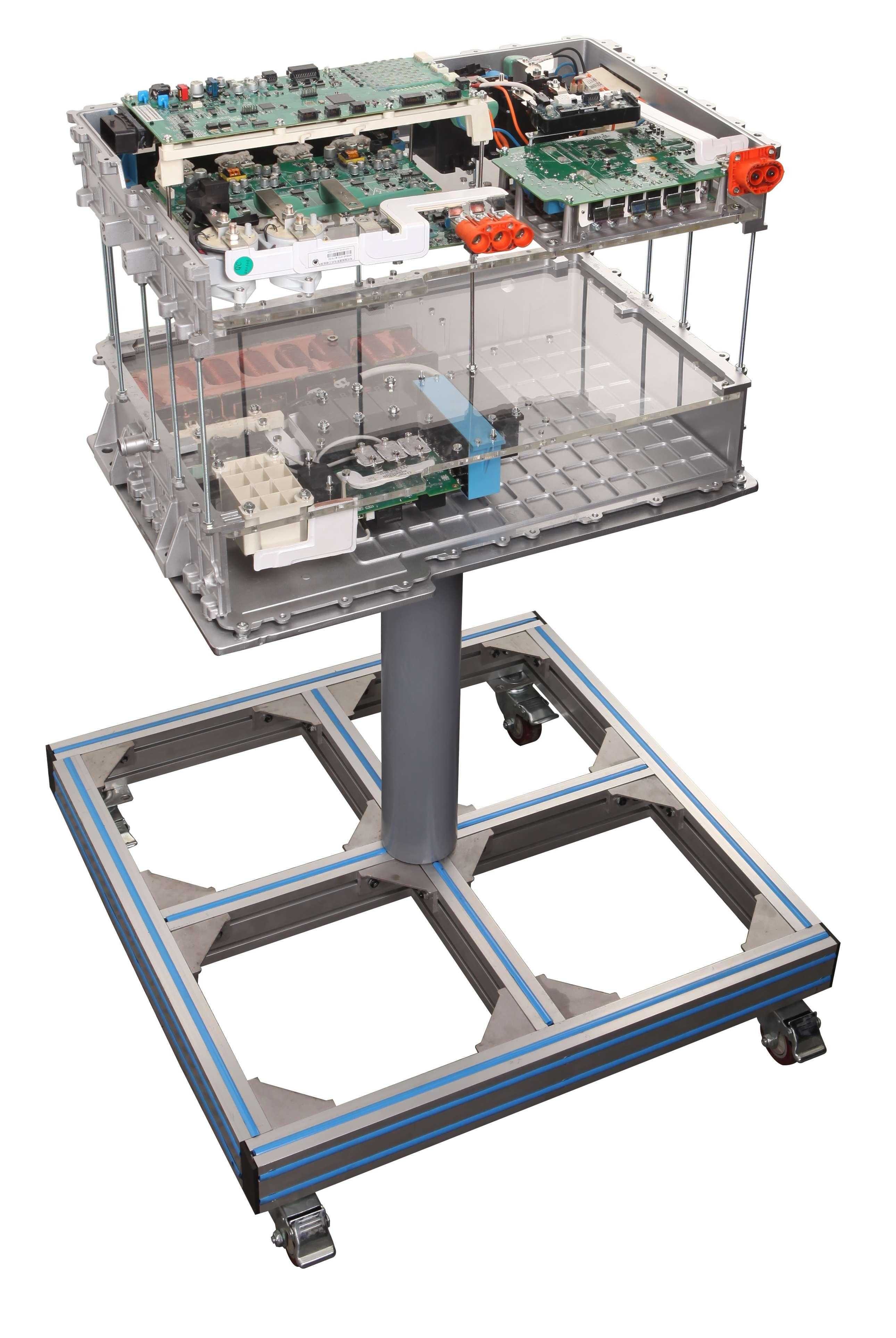 High-voltage electronic control display teaching and training platform