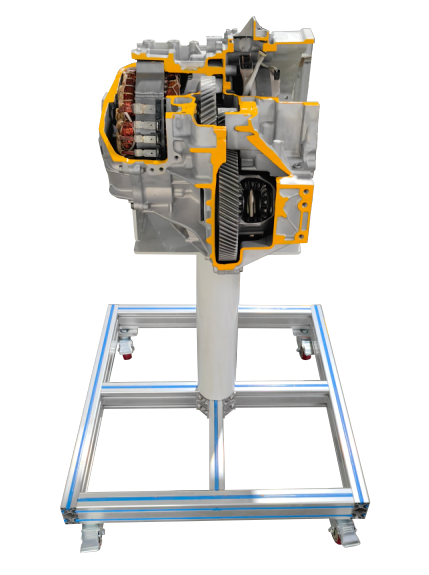 Teaching and training platform for hybrid vehicle drive motors