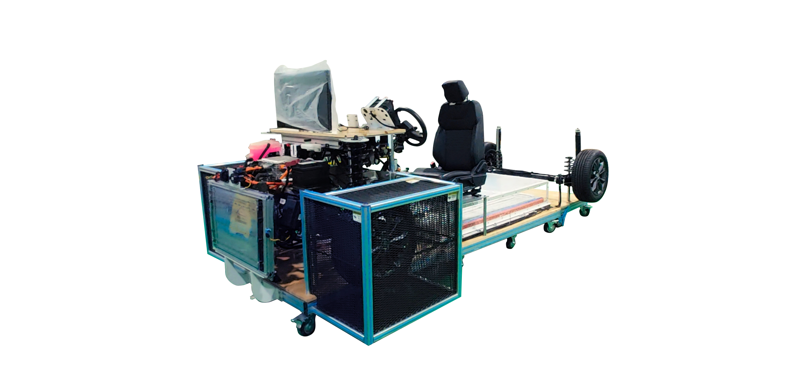 A teaching platform for the cognition of the structure of new energy vehicles